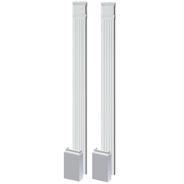 Fluted Pilasters
